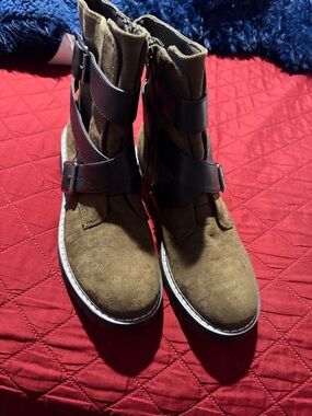 Sonoma Dark Brown Suede Ankle Boot